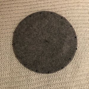 BCBG beaded gray beret